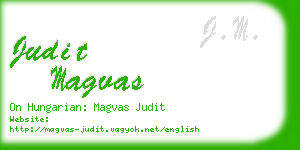 judit magvas business card